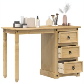 Corona dressing table solid pine wood 110x50x75 cm by vidaXL, Desks - Ref: Foro24-4005685, Price: 139,99 €, Discount: %