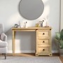 Corona dressing table solid pine wood 110x50x75 cm by vidaXL, Desks - Ref: Foro24-4005685, Price: 133,43 €, Discount: %