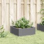 Planter with pegs PP light gray 42.5x42.5x28.5 cm by vidaXL, Pots and planters - Ref: Foro24-368003, Price: 21,95 €, Discount: %