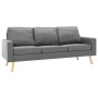 3-Sitzer-Sofa aus hellgrauem Stoff von vidaXL, Sofas - Ref: Foro24-288713, Preis: 383,59 €, Rabatt: %