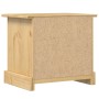 Corona bedside table solid pine wood 53x39x50 cm by vidaXL, Nightstands - Ref: Foro24-4005658, Price: 70,77 €, Discount: %