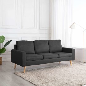 3-Sitzer-Sofa aus dunkelgrauem Stoff von vidaXL, Sofas - Ref: Foro24-288714, Preis: 371,19 €, Rabatt: %