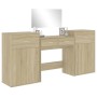 Sonoma Oak Engineered Wood 4-Piece Vanity Set by vidaXL, Bedroom furniture sets - Ref: Foro24-3276527, Price: 241,78 €, Disco...