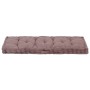 Cojín para palés algodón gris taupe 120x40x7 cm de vidaXL, Cojines para sillas y sofás - Ref: Foro24-48681, Precio: 42,04 €, ...