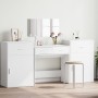 White Engineered Wood 4-Piece Vanity Set by vidaXL, Bedroom furniture sets - Ref: Foro24-3276525, Price: 223,60 €, Discount: %