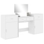 White Engineered Wood 4-Piece Vanity Set by vidaXL, Bedroom furniture sets - Ref: Foro24-3276525, Price: 223,60 €, Discount: %