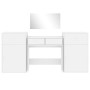 White Engineered Wood 4-Piece Vanity Set by vidaXL, Bedroom furniture sets - Ref: Foro24-3276525, Price: 223,60 €, Discount: %