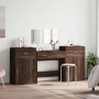 Oak Brown Engineered Wood 4-Piece Vanity Set by vidaXL, Bedroom furniture sets - Ref: Foro24-3276531, Price: 249,48 €, Discou...