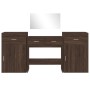 Oak Brown Engineered Wood 4-Piece Vanity Set by vidaXL, Bedroom furniture sets - Ref: Foro24-3276531, Price: 249,48 €, Discou...