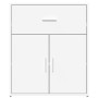 Aparador de madera de ingeniería 2 uds blanco 60x31x70 cm de vidaXL, Aparadores - Ref: Foro24-3276546, Precio: 123,71 €, Desc...