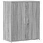 Aparador de madera de ingeniería 2 uds gris Sonoma 60x31x70 cm de vidaXL, Aparadores - Ref: Foro24-3276544, Precio: 118,86 €,...