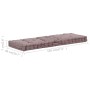 Cojín para palés algodón gris taupe 120x40x7 cm de vidaXL, Cojines para sillas y sofás - Ref: Foro24-48681, Precio: 42,04 €, ...