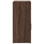 Aparador de madera de ingeniería 2 uds marrón roble 60x31x70 cm de vidaXL, Aparadores - Ref: Foro24-3276552, Precio: 131,99 €...