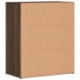 Aparador de madera de ingeniería 2 uds marrón roble 60x31x70 cm de vidaXL, Aparadores - Ref: Foro24-3276552, Precio: 131,96 €...