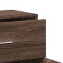 Aparador de madera de ingeniería 2 uds marrón roble 60x31x70 cm de vidaXL, Aparadores - Ref: Foro24-3276552, Precio: 131,99 €...