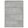 Aparadores 2 uds madera de ingeniería gris hormigón 60x31x84 cm de vidaXL, Aparadores - Ref: Foro24-3276584, Precio: 164,29 €...