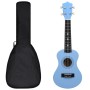 Soprano Ukulele Set with Case for Kids Baby Blue 21" by vidaXL, String instruments - Ref: Foro24-70149, Price: 32,49 €, Disco...