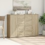 Sideboards 2 pcs engineered wood Sonoma oak 60x31x84 cm by vidaXL, Sideboards - Ref: Foro24-3276590, Price: 186,87 €, Discoun...