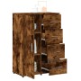 Aparadores 2 uds madera de ingeniería roble ahumado 60x31x84 cm de vidaXL, Aparadores - Ref: Foro24-3276592, Precio: 177,42 €...