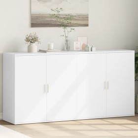 Sideboards 2 units white engineered wood 79x38x80 cm by vidaXL, Sideboards - Ref: Foro24-3276602, Price: 197,19 €, Discount: %