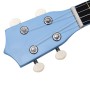 Set de ukelele soprano con funda para niños azul bebé 21" de vidaXL, Instrumentos de cuerda - Ref: Foro24-70149, Precio: 32,4...