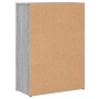 Aparadores 2 uds madera de ingeniería gris Sonoma 60x30x84 cm de vidaXL, Aparadores - Ref: Foro24-3276600, Precio: 148,65 €, ...