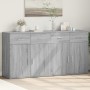 Sideboards 2 pcs Sonoma gray engineered wood 79x38x80 cm by vidaXL, Sideboards - Ref: Foro24-3276621, Price: 231,11 €, Discou...