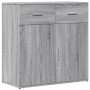 Aparadores 2 uds madera de ingeniería gris Sonoma 79x38x80 cm de vidaXL, Aparadores - Ref: Foro24-3276621, Precio: 231,11 €, ...