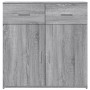 Aparadores 2 uds madera de ingeniería gris Sonoma 79x38x80 cm de vidaXL, Aparadores - Ref: Foro24-3276621, Precio: 231,11 €, ...