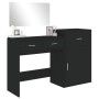 Black Engineered Wood 3-Piece Vanity Set by vidaXL, Bedroom furniture sets - Ref: Foro24-3276519, Price: 173,74 €, Discount: %