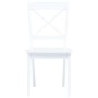 Dining chairs, 2 units, solid white rubberwood. by vidaXL, dining chairs - Ref: Foro24-247356, Price: 135,99 €, Discount: %