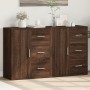 Sideboard aus Holzwerkstoff, 2 Stück, Eiche braun, 60 x 31 x 70 cm von vidaXL, Sideboards - Ref: Foro24-3276559, Preis: 154,9...