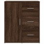 Aparador de madera de ingeniería 2 uds marrón roble 60x31x70 cm de vidaXL, Aparadores - Ref: Foro24-3276559, Precio: 155,13 €...