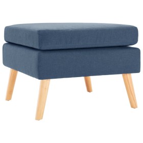 Blue fabric footstool by vidaXL, Ottomans - Ref: Foro24-288737, Price: 101,99 €, Discount: %