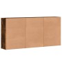 Aparadores 3 uds madera de ingeniería roble ahumado 60x31x84 cm de vidaXL, Aparadores - Ref: Foro24-3276578, Precio: 222,99 €...