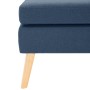 Fußhocker aus blauem Stoff von vidaXL, Osmanen - Ref: Foro24-288737, Preis: 101,43 €, Rabatt: %