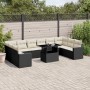 11-piece garden sofa set and black synthetic rattan cushions by vidaXL, Garden sets - Ref: Foro24-3267516, Price: 782,39 €, D...