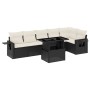 7-piece garden sofa set with black synthetic rattan cushions by vidaXL, Garden sets - Ref: Foro24-3267916, Price: 547,90 €, D...