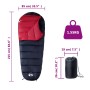 Camping Mumienschlafsack für Erwachsene 3 Jahreszeiten von vidaXL, Schlafsack - Ref: Foro24-94474, Preis: 34,04 €, Rabatt: %