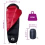 Camping Mumienschlafsack für Erwachsene 3 Jahreszeiten von vidaXL, Schlafsack - Ref: Foro24-94506, Preis: 31,97 €, Rabatt: %