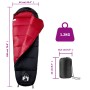 Camping Mummy Sleeping Bag for Adults 3 Seasons by vidaXL, Sleeping bag - Ref: Foro24-94510, Price: 32,32 €, Discount: %