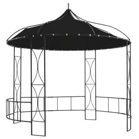 Anthrazitgrauer runder Pavillon 300x290 cm von vidaXL, Zelte und Pavillons - Ref: Foro24-310031, Preis: 249,19 €, Rabatt: %