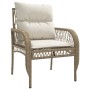 Garden sofa set with cushions 4 pieces beige synthetic rattan by vidaXL, Garden sets - Ref: Foro24-368730, Price: 351,99 €, D...