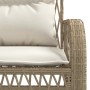 Gartensofa-Set mit Kissen, 4-teilig, beiges synthetisches Rattan von vidaXL, Gartensets - Ref: Foro24-368730, Preis: 351,99 €...