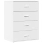 Sideboards 2 pcs white engineered wood 60x39x80 cm by vidaXL, Sideboards - Ref: Foro24-3276623, Price: 196,24 €, Discount: %