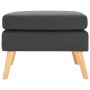 Dark gray fabric stool by vidaXL, Ottomans - Ref: Foro24-288734, Price: 84,63 €, Discount: %