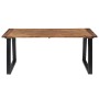 Mesa de comedor demadera de acacia maciza 180x90 cm de vidaXL, Mesas de cocina y de comedor - Ref: Foro24-288068, Precio: 295...