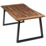 Solid acacia wood dining table 180x90 cm by vidaXL, Kitchen and dining tables - Ref: Foro24-288068, Price: 293,04 €, Discount: %