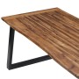 Mesa de comedor demadera de acacia maciza 180x90 cm de vidaXL, Mesas de cocina y de comedor - Ref: Foro24-288068, Precio: 295...