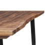 Mesa de comedor demadera de acacia maciza 180x90 cm de vidaXL, Mesas de cocina y de comedor - Ref: Foro24-288068, Precio: 295...